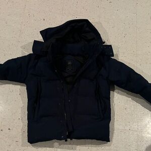 Canada Goose Navy Jacket black badge